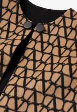 Valentino Toile Iconographe Reversible Wool Cape Coat Multicolor 3B3CG3Q57YB KFY
