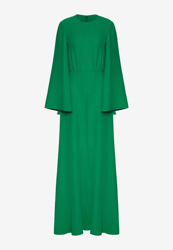 Valentino Cady Couture Wide-Leg Jumpsuit Green 3B3VE2Q11MM Z42