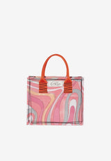 Pucci Small Marmo Print Tote Bag 3RBC56 3R170 034 Multicolor