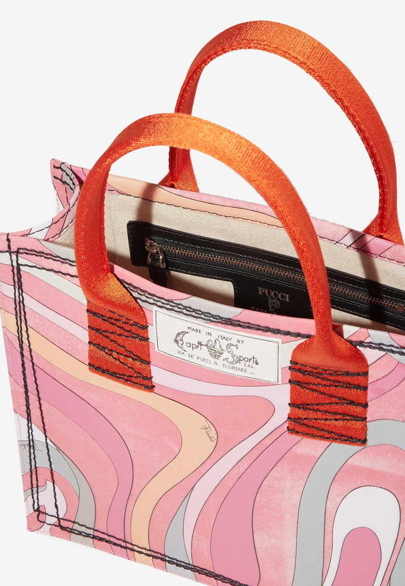 Pucci Small Marmo Print Tote Bag 3RBC56 3R170 034 Multicolor