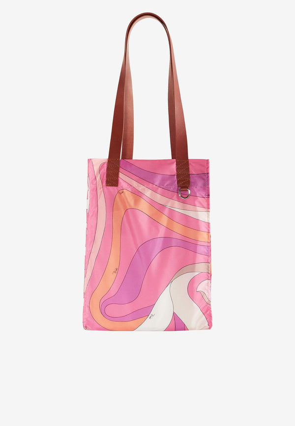 Emilio Pucci Medium Marmo-Print Tote Bag Pink 3RBC86 3R252 034