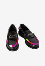 Pucci Luna Leather Loafers 3RCC50 3RX06 999 Black