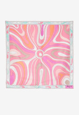 Pucci Marmo Print Silk Scarf 3RGB41 3RC31 2 Multicolor