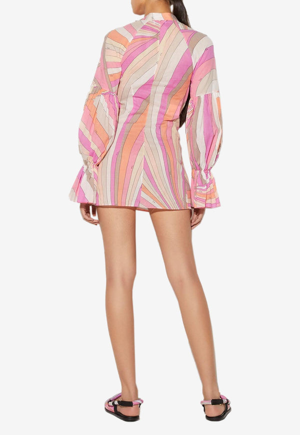 Pucci Iride Print Mini Dress 3RRG54 3R784 026 Multicolor