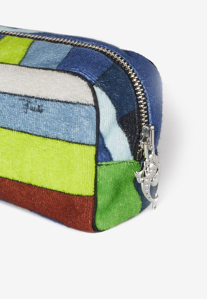Emilio Pucci Iride-Print Wash Bag Multicolor 3RSF18 3R280 020