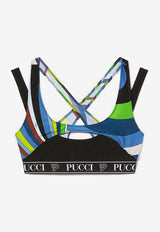 Pucci Iride-Print Cropped Top Multicolor 3RTP10 3R755 020