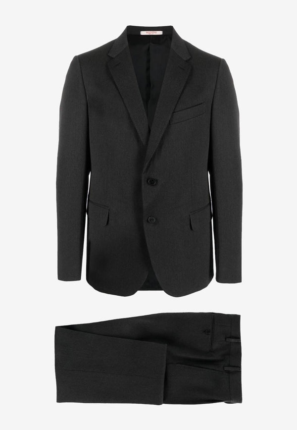 Valentino Tailored Suit in Wool 3V3CBS008JM 113 Gray