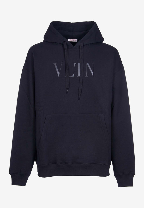 Valentino VLTN Hooded Sweatshirt 3V3MF25R9J6 N01 Navy