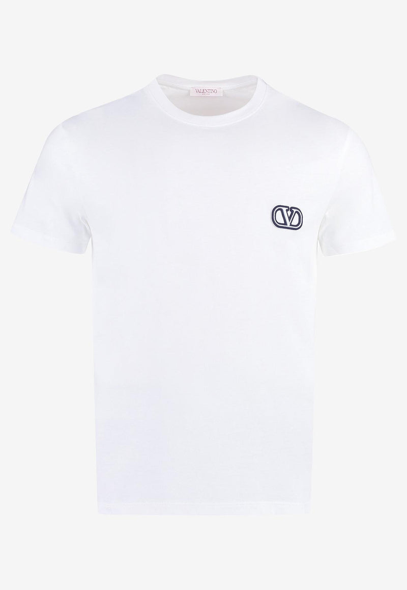 Valentino VLogo Short-Sleeved T-shirt 3V3MG10V9LJ 0BO White