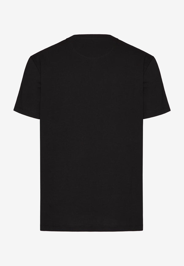 Valentino VLogo Short-Sleeved T-shirt 3V3MG10V9LJ 0NO Black