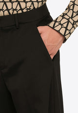 Valentino Tailored Wool Pants Black 3V3RBJ708EJ/N_VALE-0NO