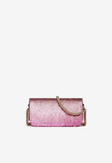 Valentino Small Locò Embroidered Ombre Shoulder Bag Pink 3W2B0K53GVF MPP