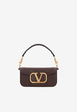 Valentino Small Locò Shoulder Bag in Calf Leather Brown 3W2B0K53ZXL 514