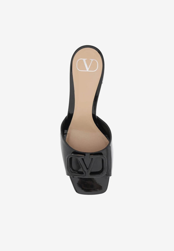 Valentino Rockstud 60 Patent Leather Mules Black 3W2S0HA6TMK 0NO