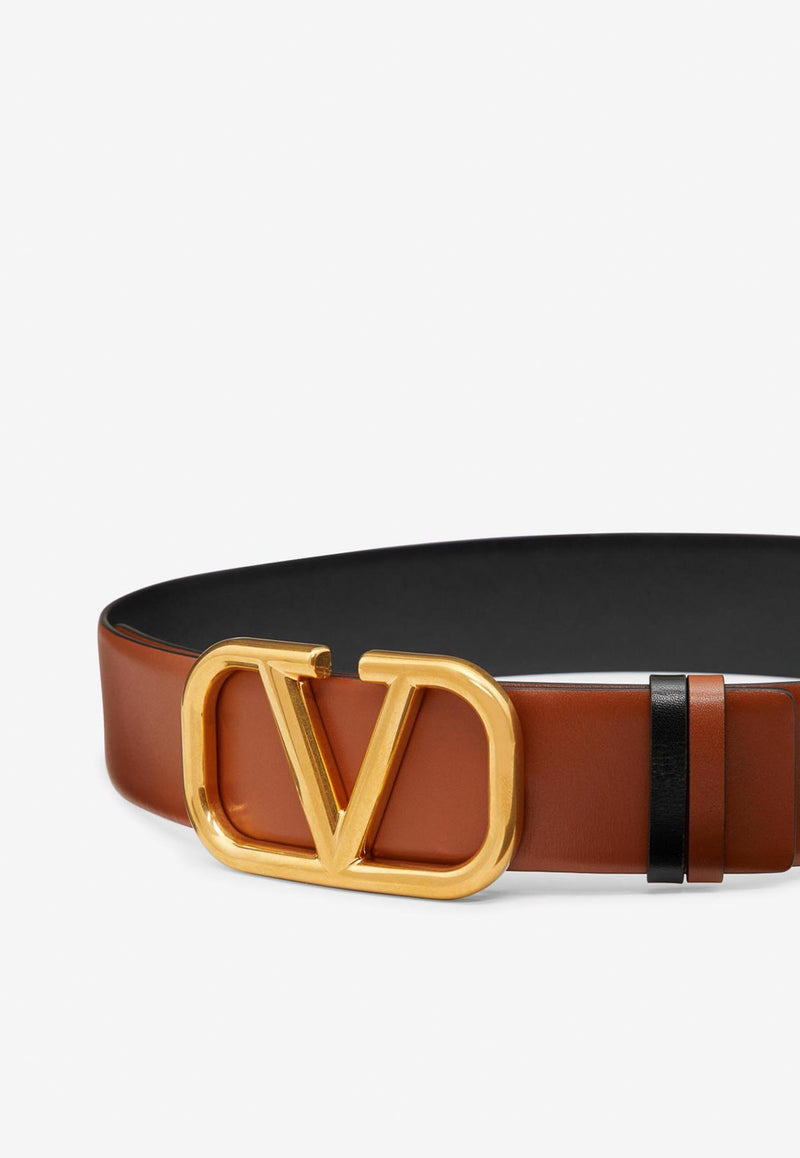 Valentino Signature VLogo Reversible Belt Brown 3W2T0S11ZFR 11J