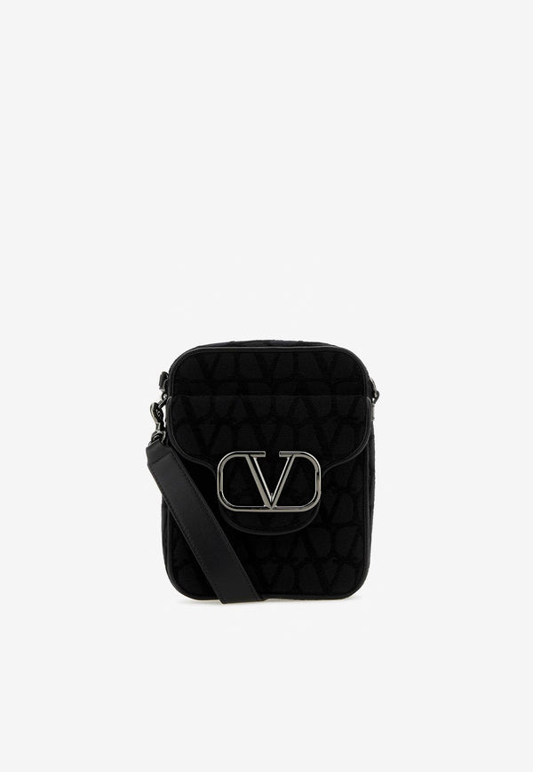 Valentino Toile Iconographe Messenger Bag 3Y2B0C14PMJ 0NO Black