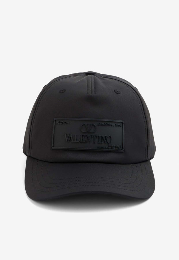 Valentino Logo Baseball Cap 3Y2HDA10BSK 0NO Black