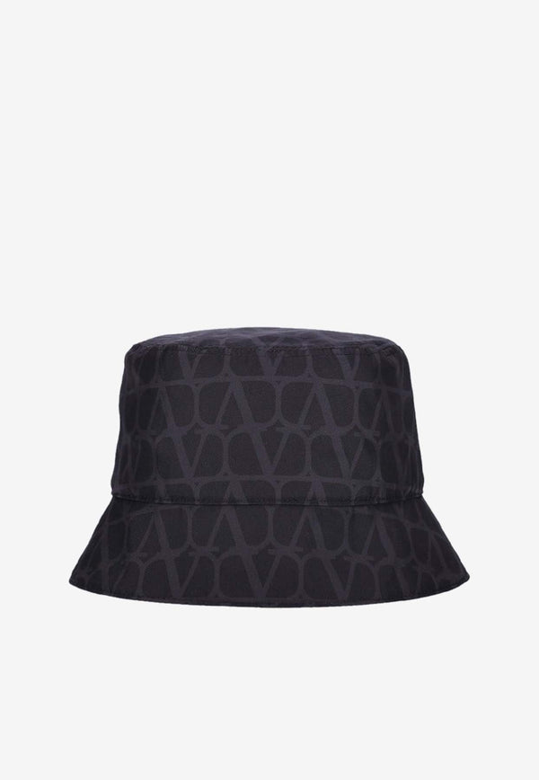 Valentino Toile Iconographe Bucket Hat 3Y2HGA11FHG G51 Black