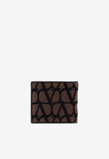 Valentino Toile Iconographe Bi-Fold Wallet 3Y2P0654WAW U02 Ebony
