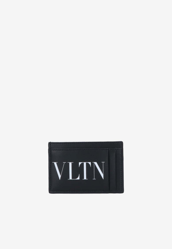 Valentino VLTN Print Leather Cardholder 3Y2P0S38LVN 0NI Black