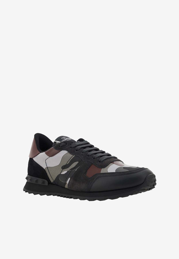 Valentino Camouflage Rockrunner Low-Top Sneakers 3Y2S0723TCC MWX Multicolor