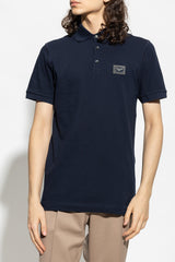 Logo-Patch Short-Sleeved Polo T-shirt
