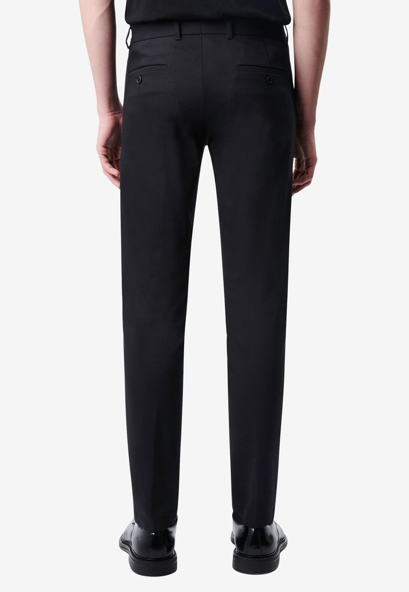 DRYKORN Slim-Fit Satin Tailored Pants Black 40427-888_BLACK