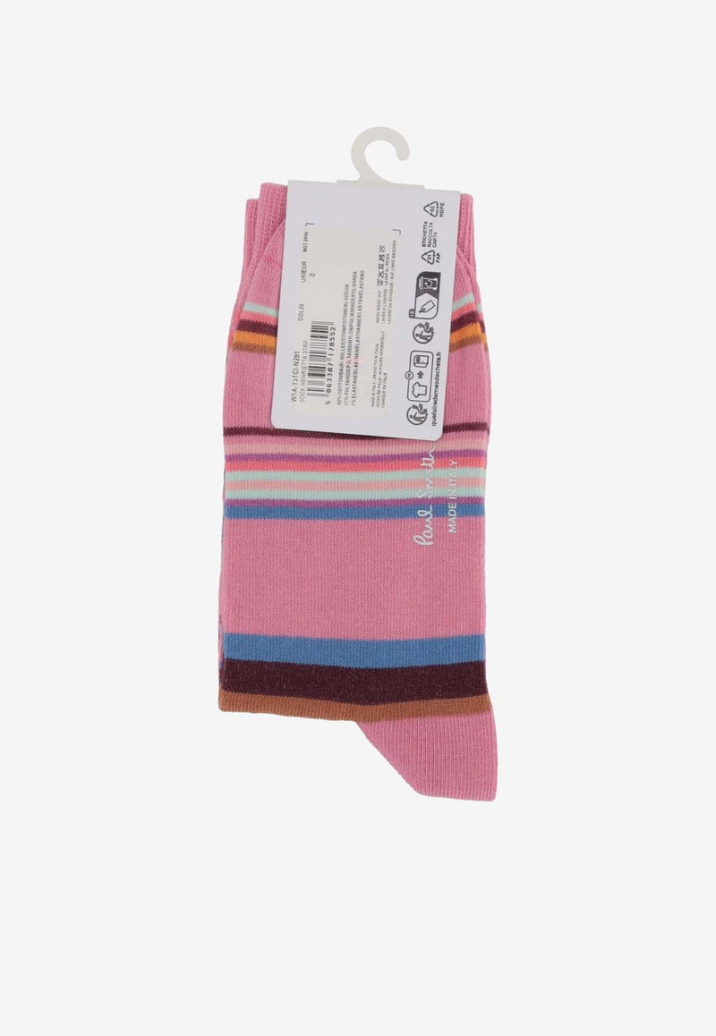 Paul Smith All-Over Stripe Socks Multicolor W1A131CIN281_20