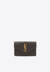 Saint Laurent Urban Chic Cassandre Wallet  Gray 414404AAA44/R_YSL-1997