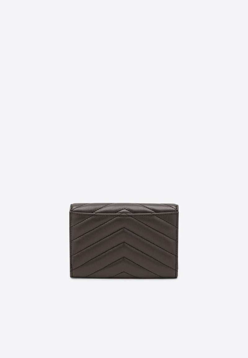 Saint Laurent Urban Chic Cassandre Wallet  Gray 414404AAA44/R_YSL-1997