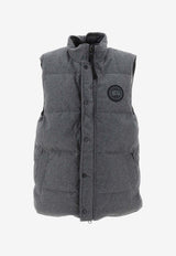 Canada Goose Garson Logo Patch Padded Vest Gray 4151M1_000_1551