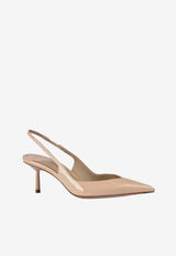 Le Silla Vivienne 60 Slingback Pumps Beige 4206D060BXPPGSL 24A