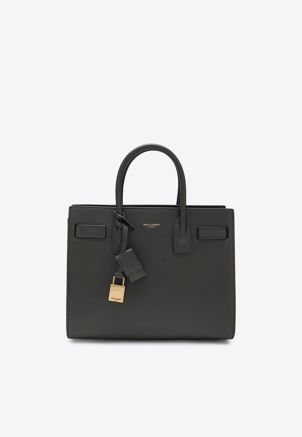 Saint Laurent Baby Sac De Jour Leather Top Handle Bag Gray 42186302G9W/R_YSL-1997