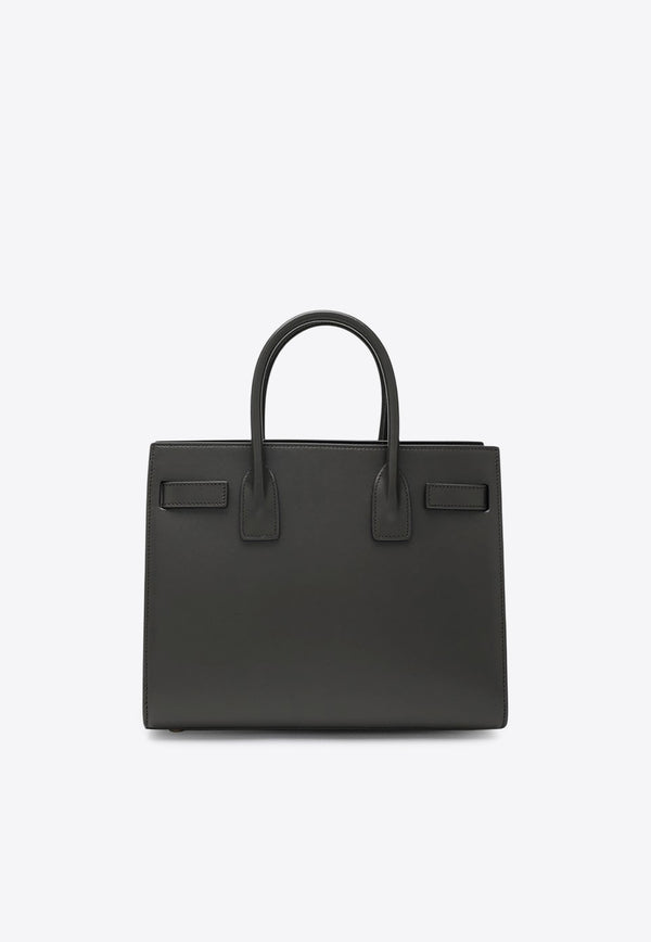 Saint Laurent Baby Sac De Jour Leather Top Handle Bag Gray 42186302G9W/R_YSL-1997