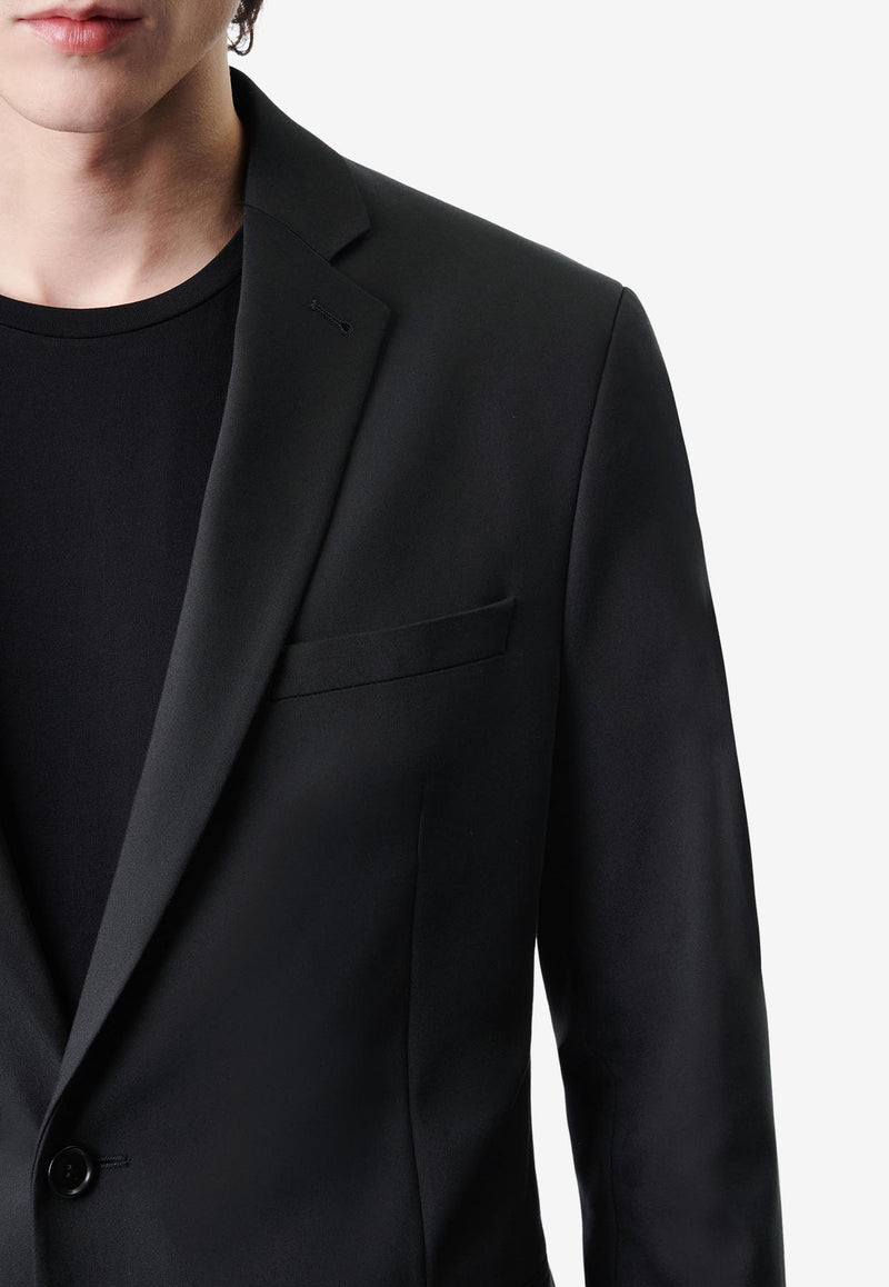 DRYKORN Single-Breasted Slim Satin Blazer  Black 42298-888_BLACK