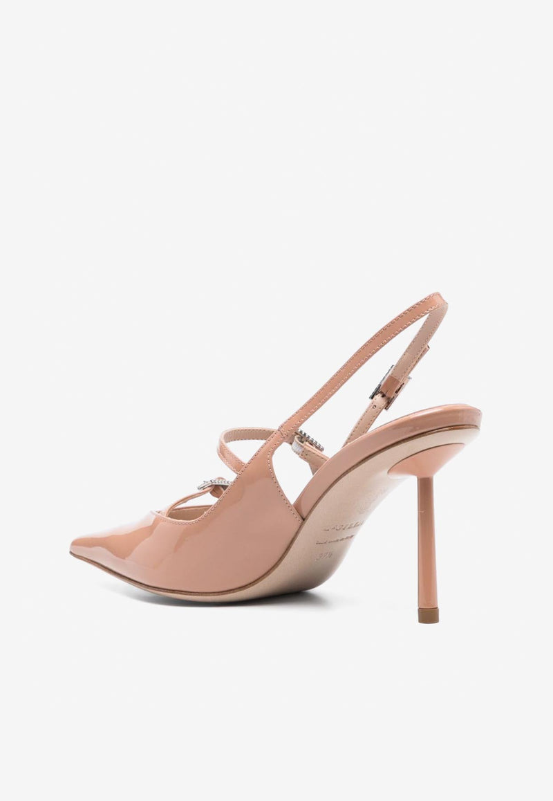 Le Silla Bella 60 Patent Leather Pumps 4243C080BLPPKAB 152 Beige