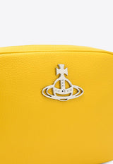 Vivienne Westwood Anna Faux Leather Crossbody Bag Yellow 43030036S000D-PF/O_VIVWE-E406