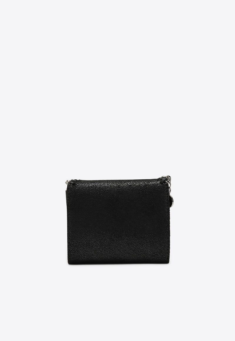 Stella McCartney Small Falabella Flap Wallet
 Black 431000W9132/P_STELL-1000