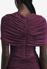 Ruched Jersey Maxi Dress