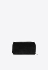 Stella McCartney Falabella Zip-Around Continental Wallet Black 434750W9132/P_STELL-1000