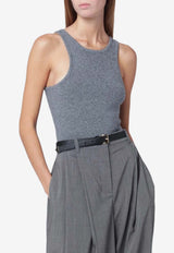 ALMADA LABEL Luna Wool-Blend Top Gray 4403WO/R_ALMAL-GR