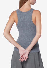 ALMADA LABEL Luna Wool-Blend Top Gray 4403WO/R_ALMAL-GR