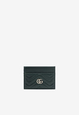 Gucci Double G Quilted Leather Cardholder Black 443127AAFAX/S_GUC-3020