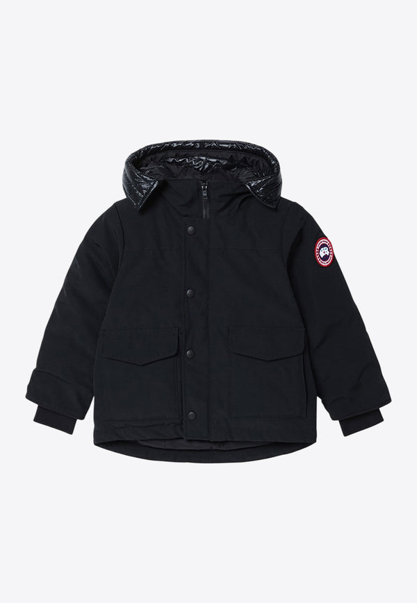 Canada Goose Kids Girls Lynx Padded Parka Black 4553KNY/P_CANAD-61