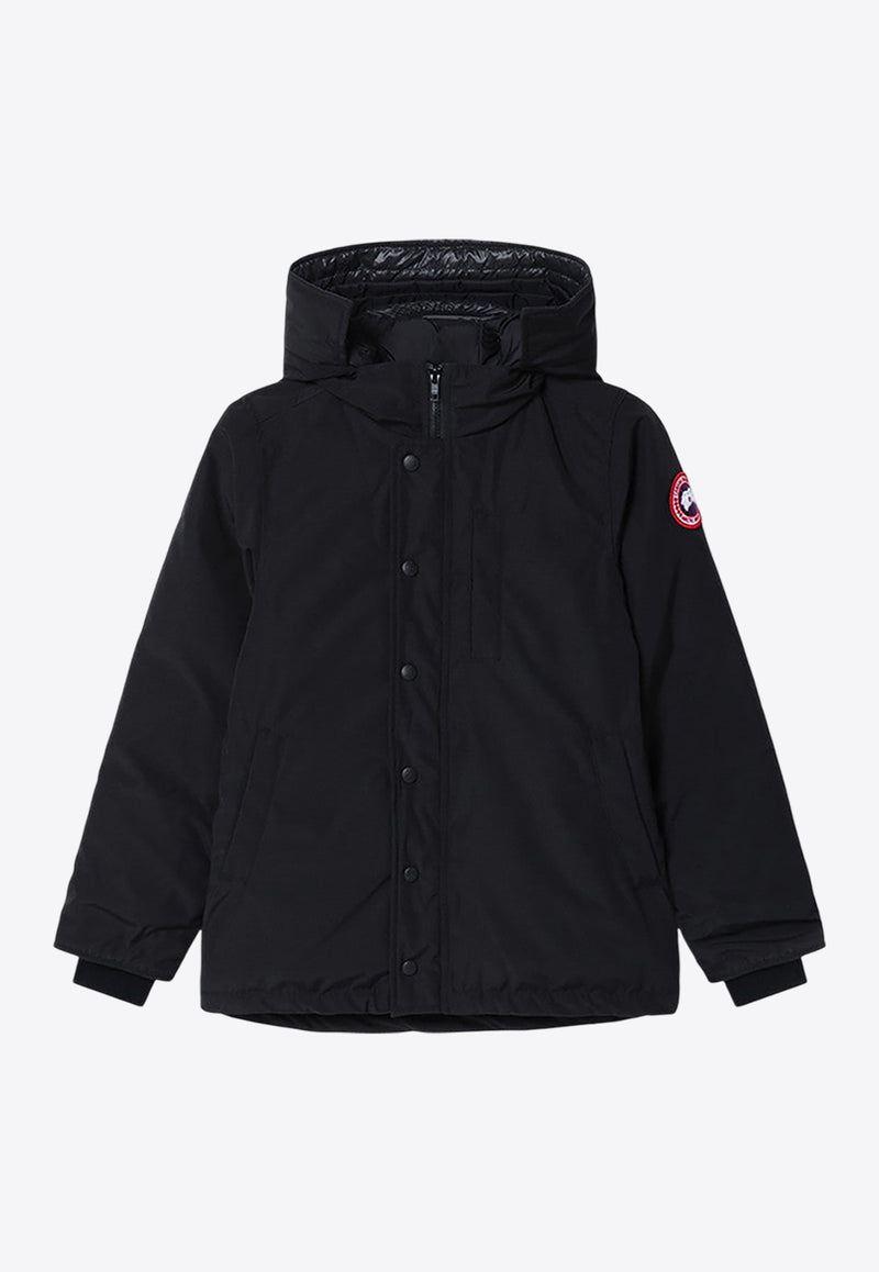 Canada Goose Kids Girls Logan Padded Parka Black 4557YNY/P_CANAD-61