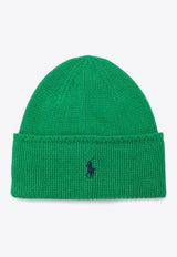 Polo Ralph Lauren Logo-Embroidered Beanie Green 455954355005WO/P_POLOR-PG