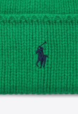 Polo Ralph Lauren Logo-Embroidered Beanie Green 455954355005WO/P_POLOR-PG