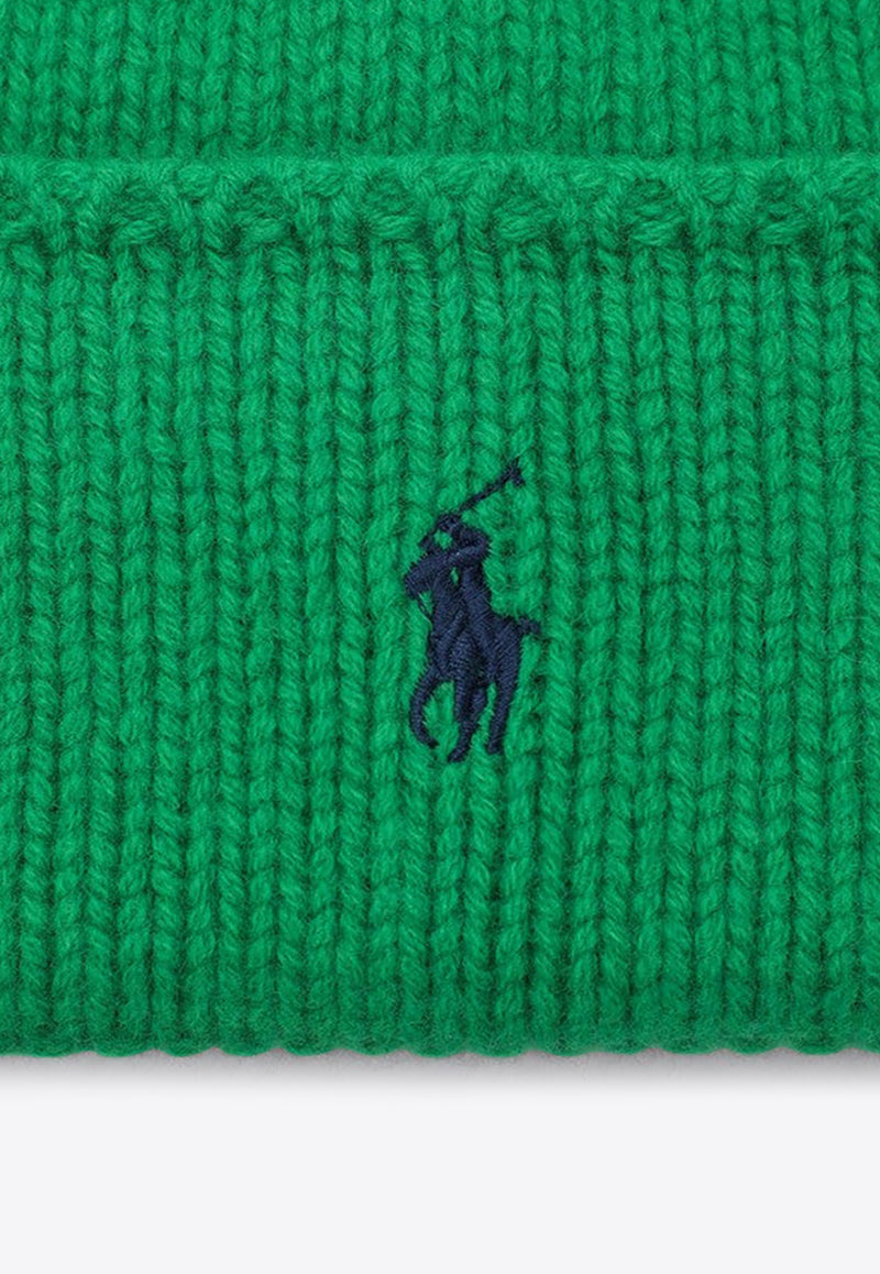 Polo Ralph Lauren Logo-Embroidered Beanie Green 455954355005WO/P_POLOR-PG