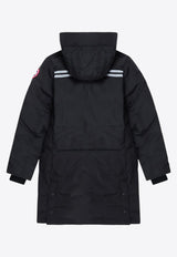 Canada Goose Kids Boys Juniper Long Parka Black 4559YNY/P_CANAD-61