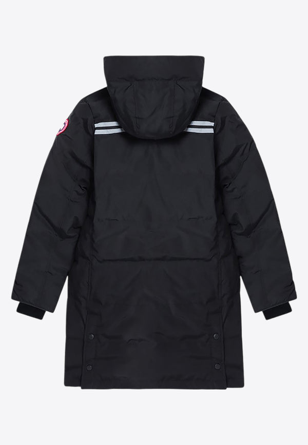 Canada Goose Kids Boys Juniper Long Parka Black 4559YNY/P_CANAD-61